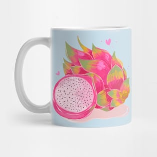 Dragon Fruit Hand Drawn Mug